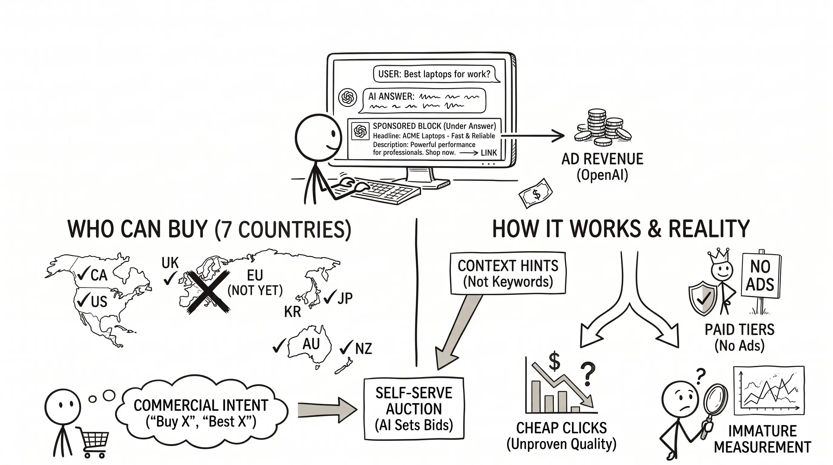 ChatGPT ads in 2026: cost, formats and availability explained
